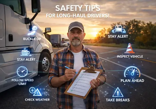 Safety Tips for Long-Haul Drivers