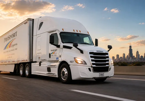 Premium Trucking and Logistics Services with Guaranteed Backup Capacity in Chicago - ProSport Express Chicago Trucking Company